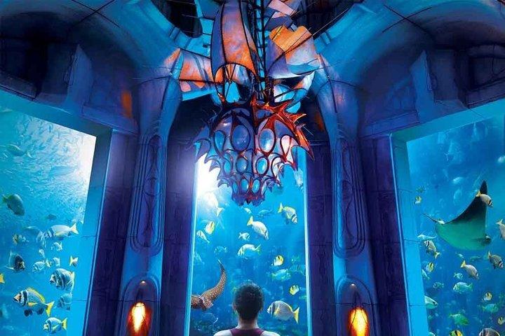 Lost World akvarium billet i Atlantis Dubai