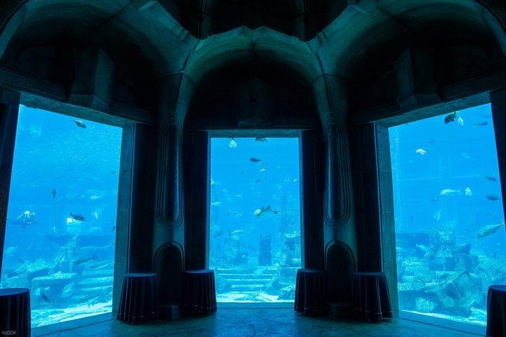 Lost World akvarium billet i Atlantis Dubai