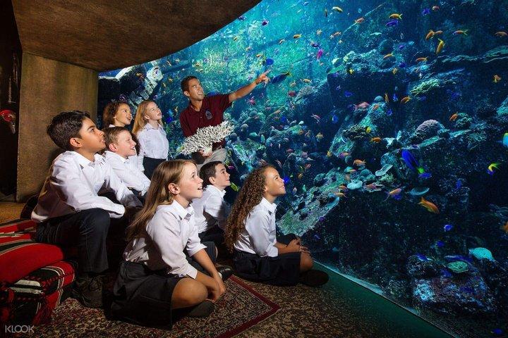 Lost World akvarium billet i Atlantis Dubai