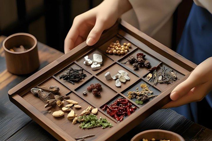 Workshop de chá de saúde da medicina chinesa tradicional