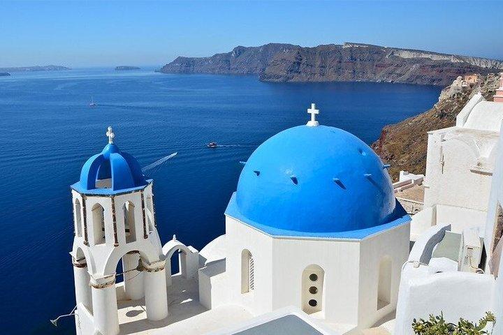 Santorini Pueblos culturales privados y excavaciones en Akrotiri