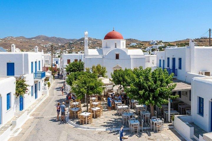 Upptäck Mykonos höjdpunkter En 2 timmars van äventyr