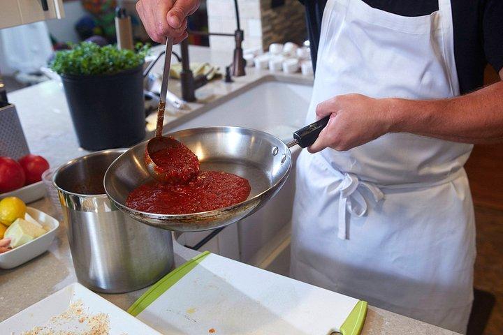 ロサンゼルスでのパスタ作りクラス（2コース食事付き）