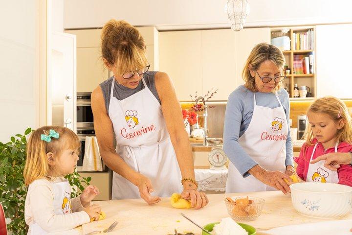Clases privadas de pasta y tiramisú en la casa de una Cesarina con degustación en Pisa