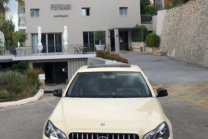 アテネ空港からアテネ中心部まで VIP メルセデスベンツ車のみ