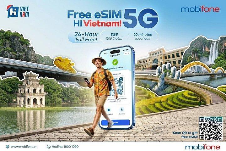 ダナンVIP到着アオザイウェルカムファストトラックフラワーと無料eSIM