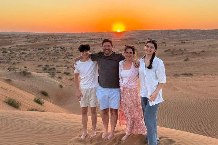 Privates Reiten in der Wahiba Sandwüste mit Sonnenuntergangsuhr