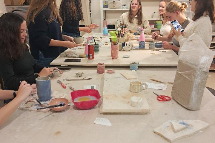 Lisbon Pottery Class Gemeinsame Aktivität