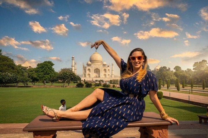 Tajmahal mit Lion Safari Same Day Trip