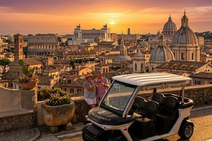 Private Golf Cart Tour with Panoramic Aperitif & Hidden Gems