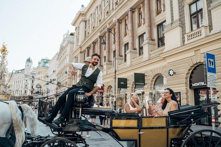 Sightseeingtur med hestevogn i Wien med snacks