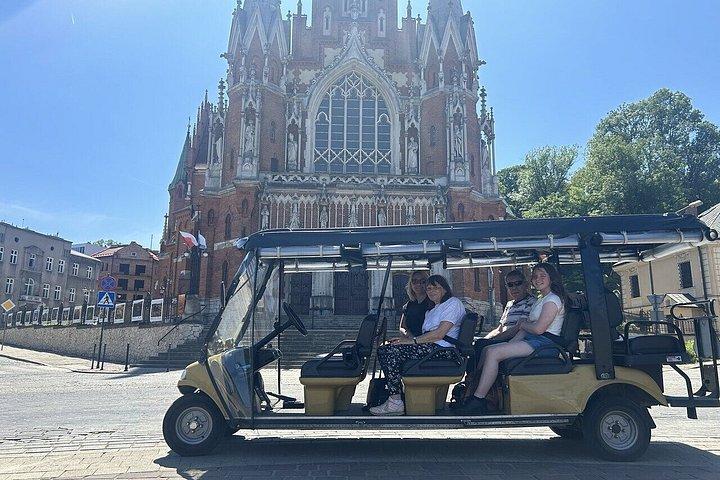 Krakau : Private Stadtrundfahrt mit Golf Buggy (mit Abholung)