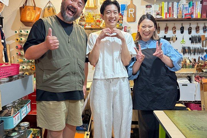 東京:日本語の靴職人との革サンダル作りワークショップ