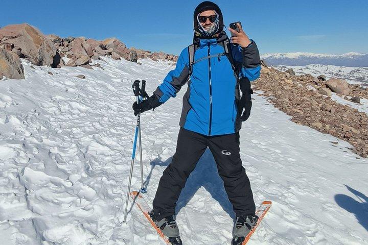 Från Santiago: Skiddag i Valle Nevado, Colorado eller Farellones