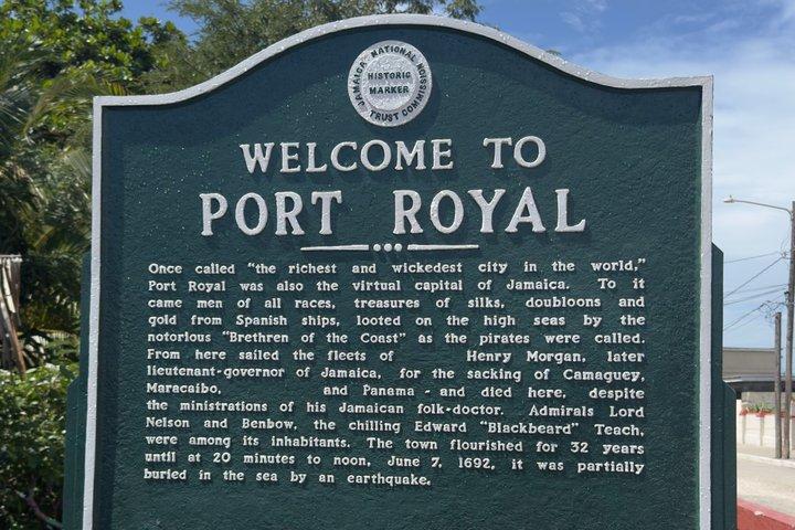 Port Royal (sito Patrimonio Mondiale dell'UNESCO) e tour del centro di Kingston