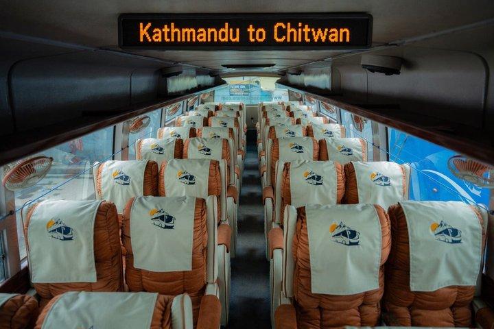 Katmandú a Chitwan Bus turístico Sofá cama de lujo