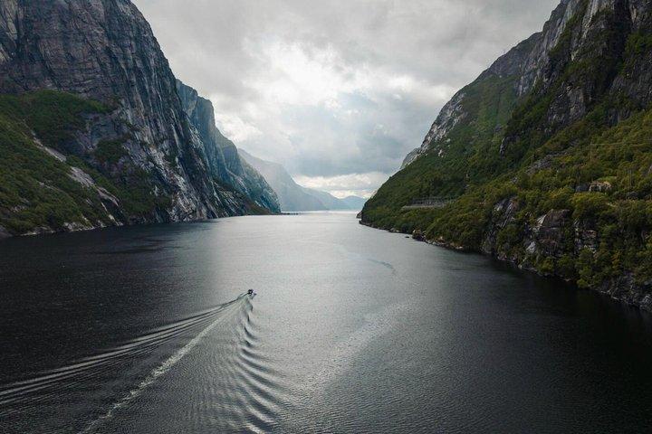 Stavanger Waterfalls, Caves and Rock Tour By Sea