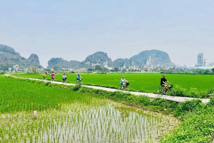 ニンビン日帰りツアー、ホアルー、トランアン/タムコック、ムア洞窟を訪問