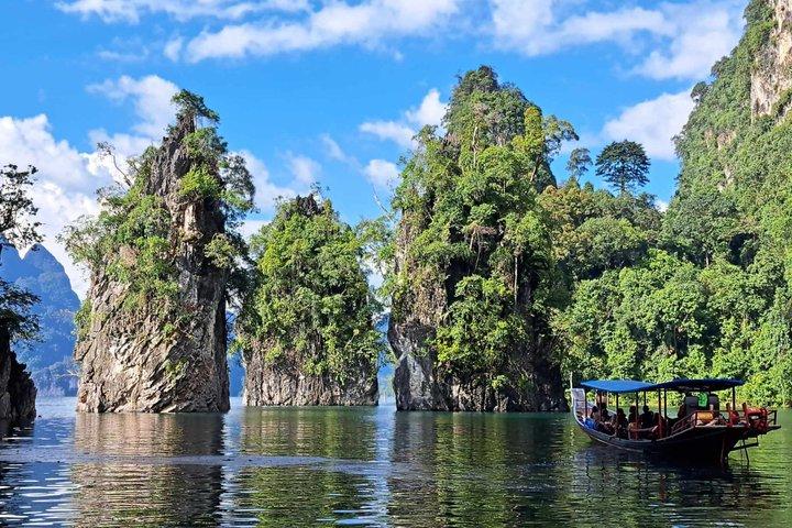 Khao Lak : Lac Cheow Lan, Randonnée dans la jungle, Grotte de diamant, Tout inclus