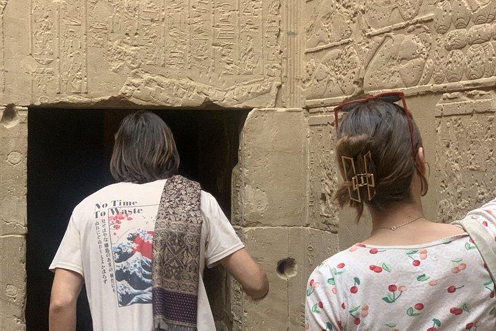 アスワンからルクソールへコム・オンボとエドフ寺院共有ツアー