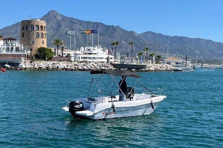 Alquiler de barcos en Marbella con avistamiento de delfines