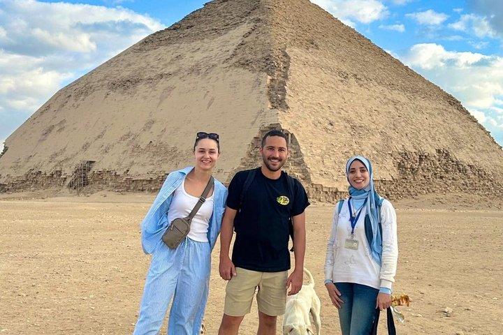 private tour Saqara+Dahshur in detail, no time waste in shopping