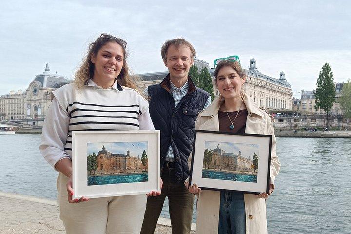 Paris Watercolor Workshop – Edição de assinatura