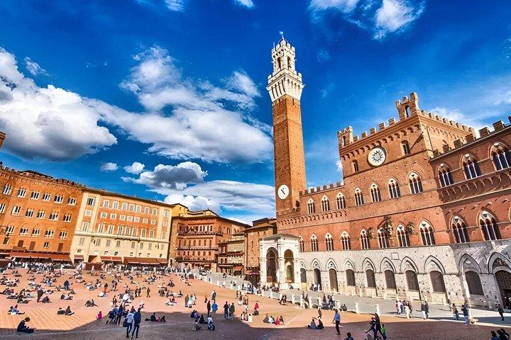 Visita privada de Siena Monteriggioni San Gimignano, Bodega, almuerzo