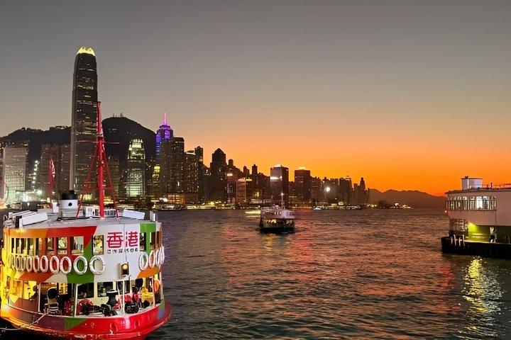 Visite privée de Hong Kong Star Ferry et Skyline Night Tour