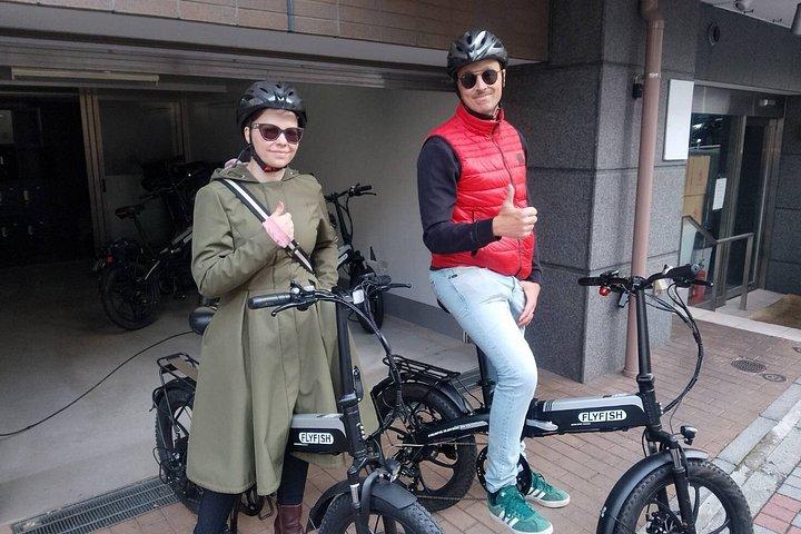 東京 : プライベート3 - 1時間のE-Bikeツアーで最高の街の見どころを巡る