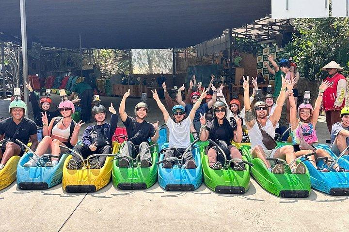 ダラット朝の旅：アルペンコースター、レインボースライディング＆リュージュカート