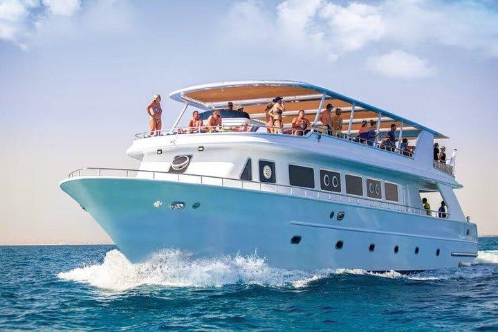 Hurghada Orange Bay ø tur med frokost snorkling og transfer