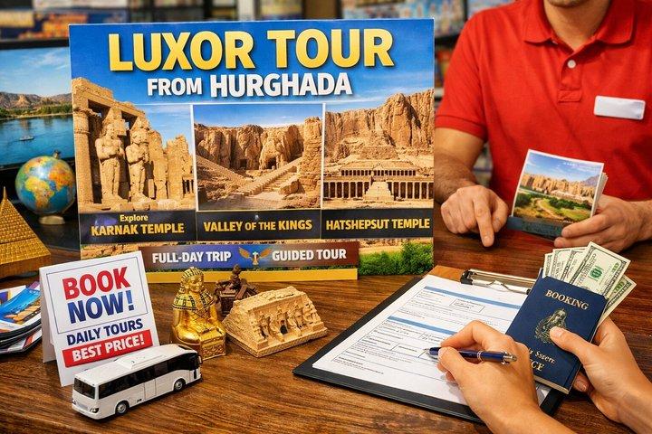 Privat dagstur fra Hurghada til Luxor og Kongernes Dal