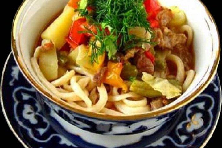 サマルカンドでの料理教室（食事：プローフ＋もう一品）パン屋を訪問