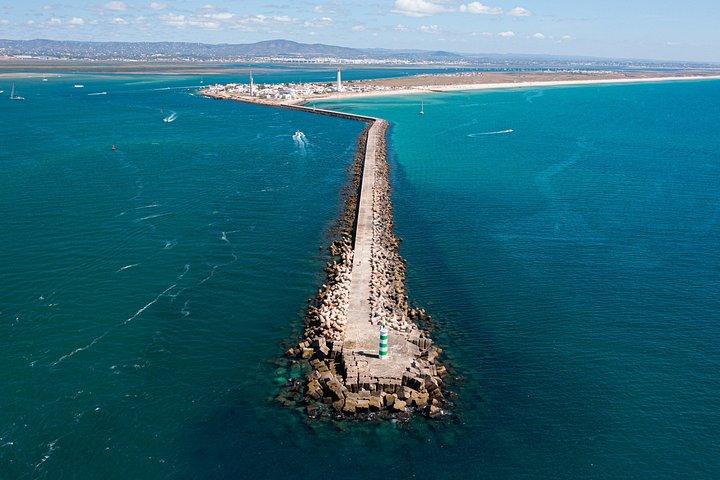 Ria Formosa - 3 つの島への船旅: アルモナ |キュラトラ島 |灯台