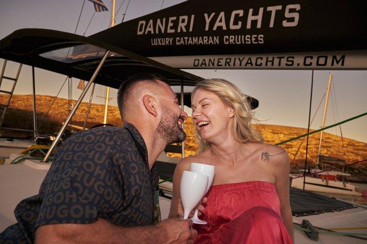 Heraklion : Dia Catamaran Cruise Middelhavsmåltid og vand sjov