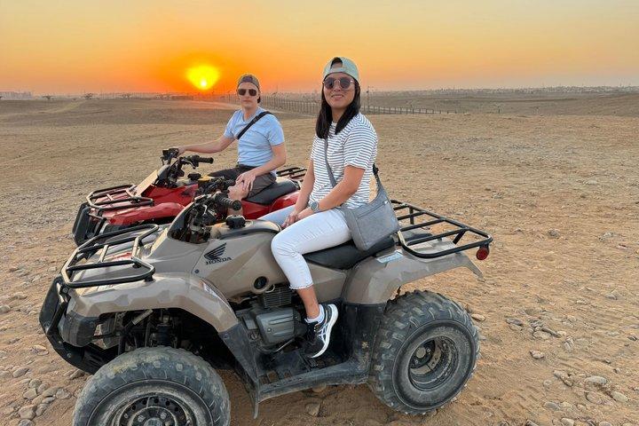 Aventure privée VTT Quad Pyramides Sphinx et Grand Musée