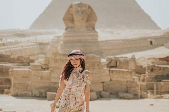 Aventure privée VTT Quad Pyramides Sphinx et Grand Musée