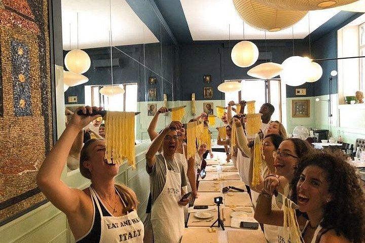 プライベートミケランジェロ料理体験デビッドとイタリア語料理