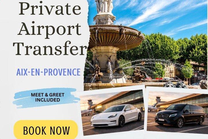 Privatchauffør fra Marseille lufthavn til Aix-en-Provence