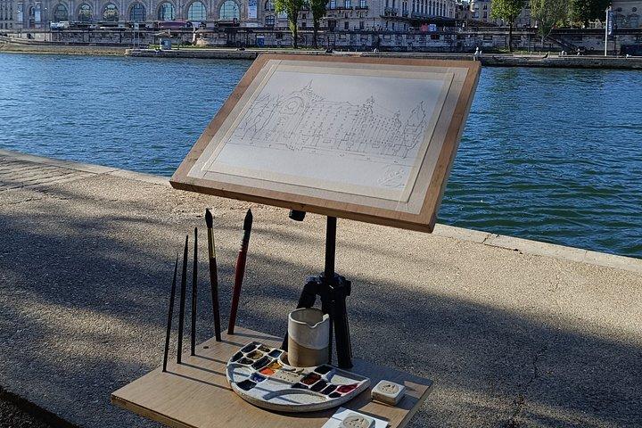 Paris Watercolor Workshop – Edição de assinatura