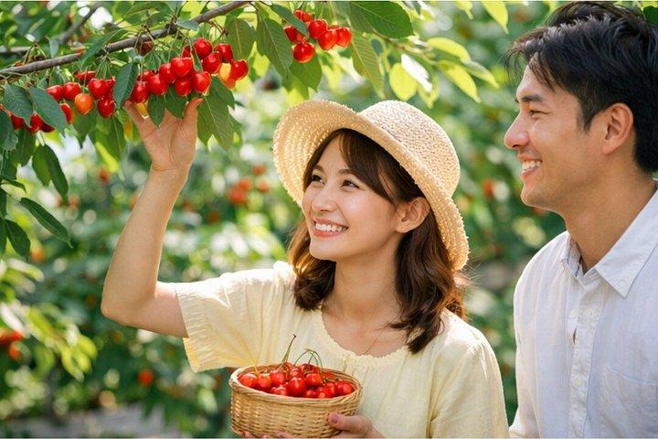 Cherry and Strawberry Hunting Sapporo Complete Package