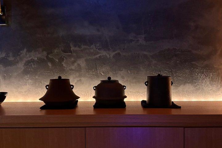 隠れ蔵瞑想抹茶儀式と生チョコのペアリング