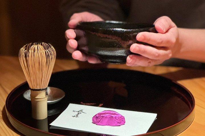 隠れ蔵瞑想抹茶儀式と生チョコのペアリング