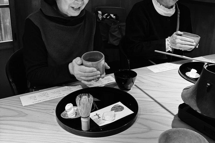 隠れ蔵瞑想抹茶儀式と生チョコのペアリング