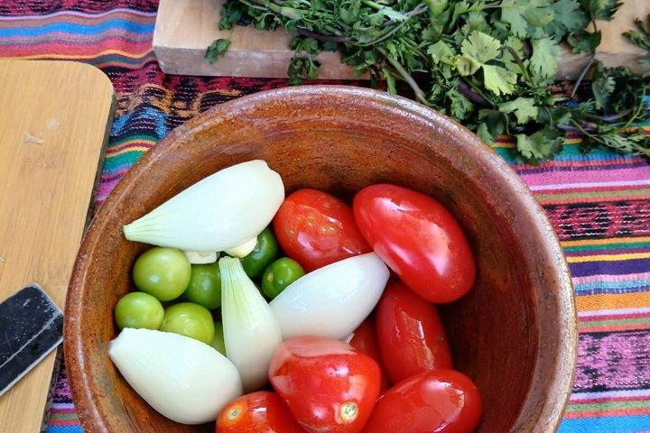 Market food tour and tortilla workshop