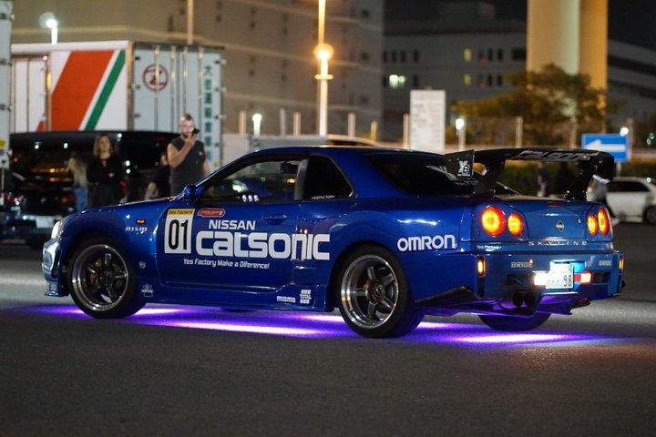 東京：大黒PA 東京ドリフト JDM ナイトカーミーティング