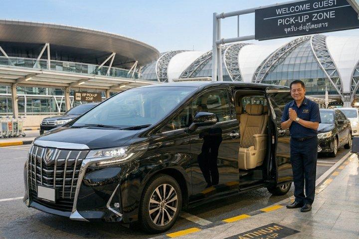 Bangkok : Suvarnabhumi BKK Lufthavn Privat transfer til byens centrum