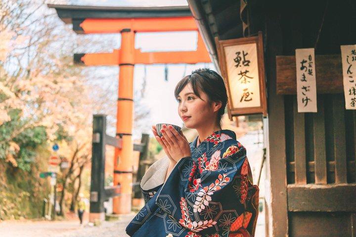 Kimono Mieterfahrung in Kyoto