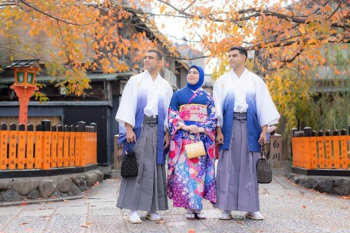Kimono Mieterfahrung in Kyoto